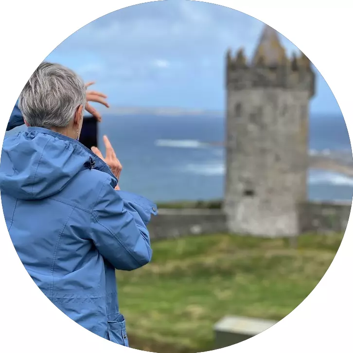 Ireland small group travelers exploring Dublin and countryside castles